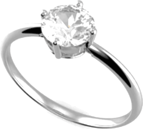 Customizable solitaire ring